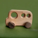 Small wooden bus