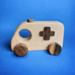 Small wooden ambulance